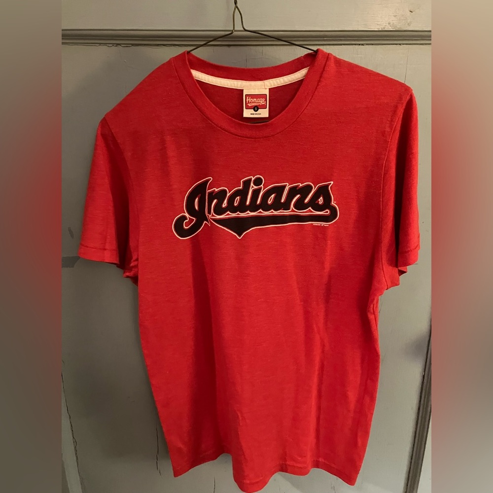 HOMAGE Cleveland script Indians Shirt